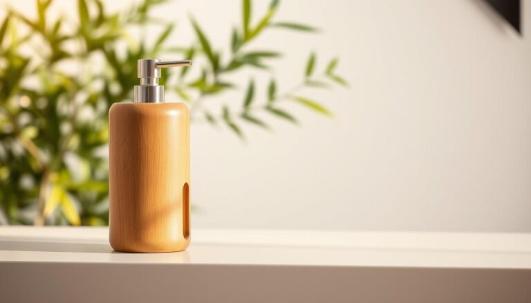 bamboo soap dispenser